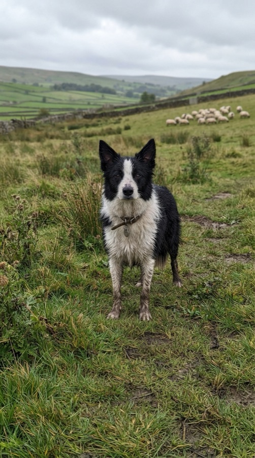 Example missing dog alert for Maple, a Border Collie · 2 yrs · very shy